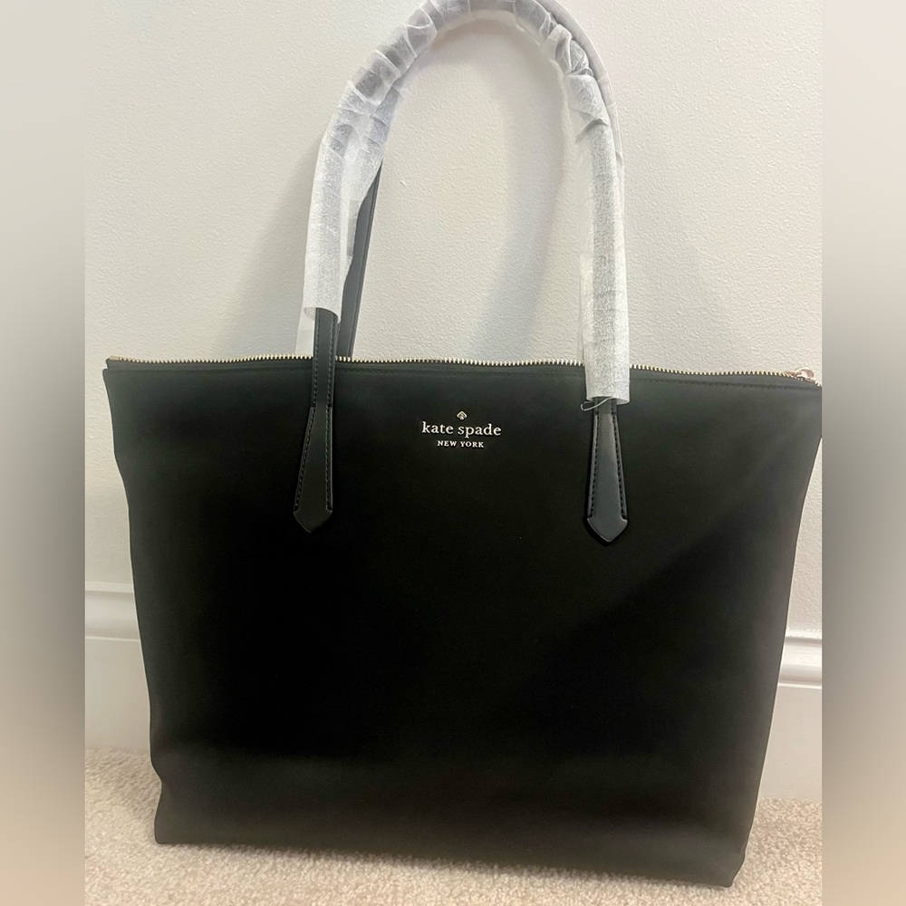 Kate Spade Kitt Nylon Tote (Black)